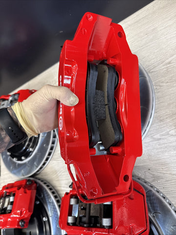 01-06 BMW E46 M3 BREMBO Big Brake Kit Red Calipers Rotors Set NEW Plug Play