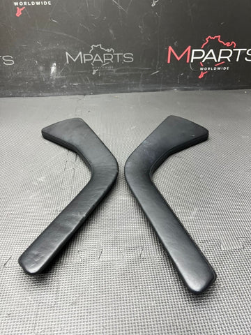 BMW Z3M Front Center Console Side Edge Trims Black Leather