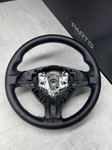 REWRAPPED Perforated BMW Steering Wheel 01-06 E46 M3 Stock MANUAL 32342282020