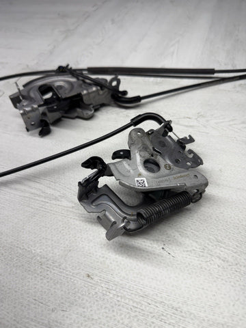 20-24 BMW 228i M235i F44 G80 M3 Front Hood Locks Latches W/ Release Cables OEM