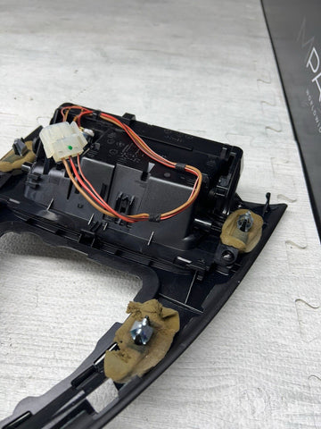 09-13 BMW E90 E92 M3 MANUAL CIC LEATHER CENTER CONSOLE TRIM