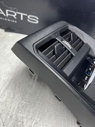 BMW 21-26 G20 G26 G82 Rear Center Console Air Vent Heater Switch Panel Black