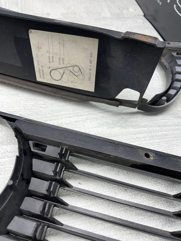 84-92 BMW 318i Left (1 945 885.0) & Right (1 876 094.0) Headlight Grille E30 OEM