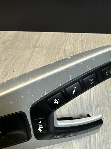 14-16 BMW F06 M6 SHIFTER TRIM w/ SUSPENSION PDC CAMERA SWITCH BUTTONS