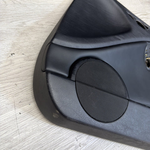 01-06 BMW E46 M3 PASSENGER RIGHT SIDE DOOR PANEL CARD BLACK OEM