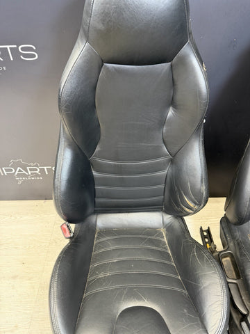 98-02 BMW Z3M Convertible Interior Front Heated Seats Black / Black *Notes*