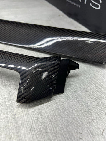 BMW E46 M3 01-06 Carbon Fiber Interior Trim Dashboard Dash Board Set *Notes*