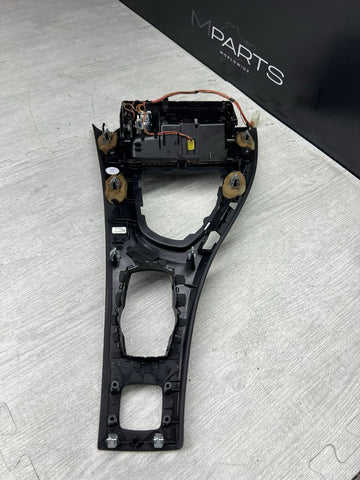 09-13 BMW E93 M3 CONVERTIBLE DCT CIC LEATHER CENTER CONSOLE TRIM