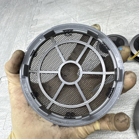 07-13 BMW E92 E93 3-Series 2dr Front Rear Door Individual Speaker Covers Trims