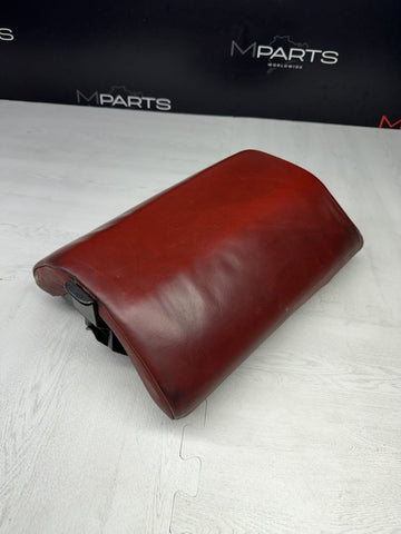 BMW E46 M3 01-06 Rear Seat Back Cushion Imola Red Leather Backrest Convertible