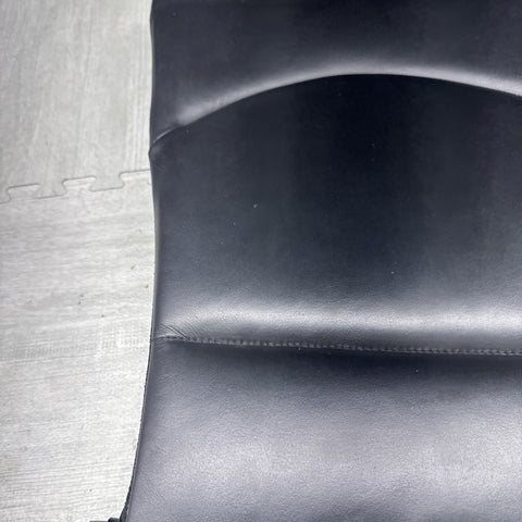 2001-2006 BMW E46 M3 Coupe Rear Top Seat Black Napa Leather OEM *Notes*