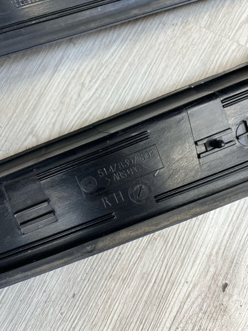 98-02 BMW Z3 M Z3M Coupe Door Sills Trims Covers Plates 51478397502, 51478397501