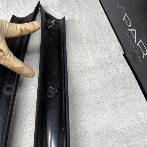 1992-1999 BMW E36 Convertible Front A-Pillar Trim Left&Right Black OEM 1977760
