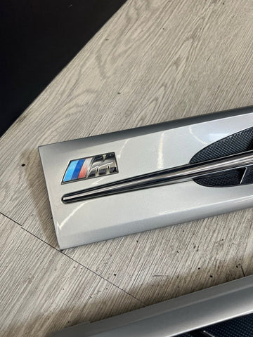 98-02 BMW Z3 M Z3M Fender Hood Vent Grilles Grilles Pair OEM Silver