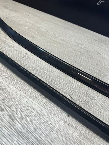 14-25 BMW F16 X6 F86 X6M Roof Drip Mouldings Trims Dravit Grey Pair Set OEM