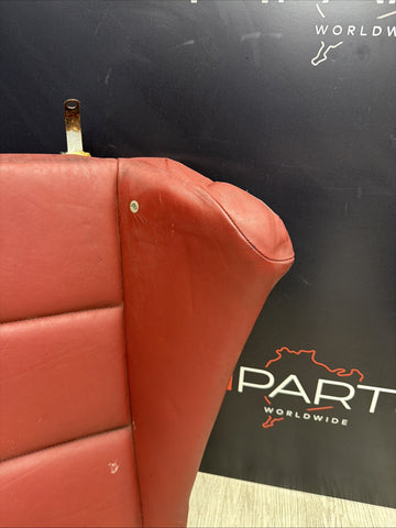 BMW 01-06 E46 M3 Convertible Rear Seat Back Rest Imola Red Leather Backrest