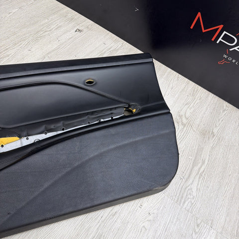 01-06 BMW E46 M3 PASSENGER RIGHT SIDE DOOR PANEL CARD BLACK OEM
