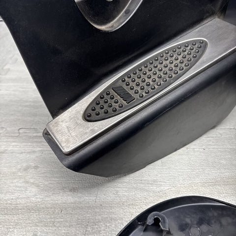 01-06 BMW E46 M3 Left Right Kick Dead Pedals Covers Trims Panels Genuine Black