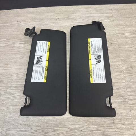 BMW G80 M3 2021-25 Front Set Right & Left Side Sun Visors OEM BLACK