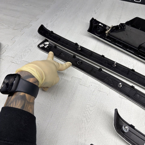 08-13 OEM BMW E92 E93 M3 Brushed Aluminum Interior Trim Dash Panels Set *Notes*