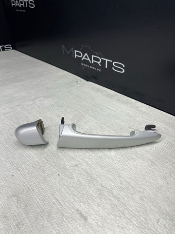 01-06 BMW E46 M3 OEM Right Passenger Outer Exterior Door Handle Titanium Silver
