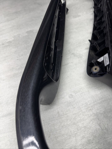 01-06 BMW E46 M3 Convertible Coupe Interior Armrests Trim Set Painted Black