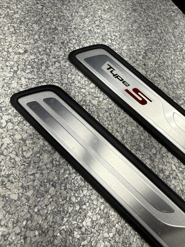 25-27 ACURA TLX TYPE S REAR DOOR SILLS SCUFF PLATES PANELS OEM