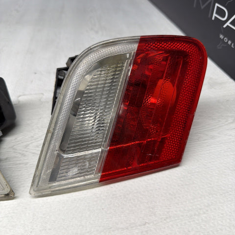 01-03 BMW E46 325 330 M3 Trunk Mounted Inner Tail Lights Pre Lci