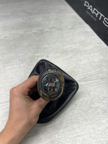 08-13 OEM BMW E90 E92 E93 M3 Manual Transmission Gear Shifter Knob Leather