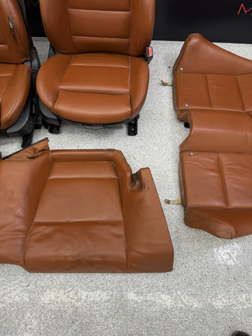 01-06 BMW E46 M3 Convertible Interior Front Rear Heated Seats Cinnamon Complete