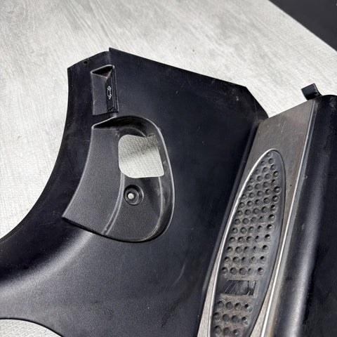 01-06 BMW E46 M3 Left Right Kick Dead Pedals Covers Trims Panels Genuine Black