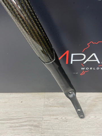 15-20 BMW F80 F82 F83 M3 M4 Carbon Fiber Strut Braces Bar OEM *Broken Tabs*