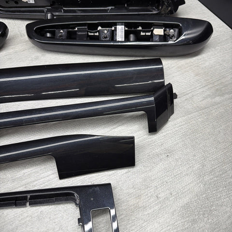 01-06 BMW E46 M3 Coupe Interior Armrests Trim Set Piano Black*Notes*