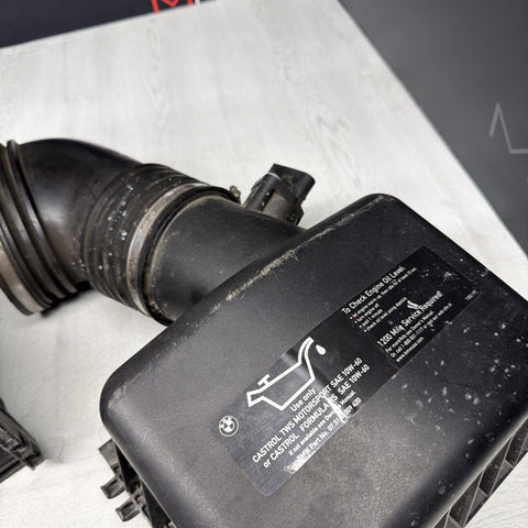 01-06 BMW E46 M3 S54 Air Filter Intake Suction Box Duct Inlet Original