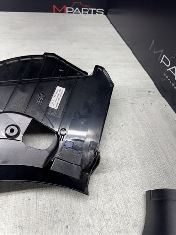 01-06 BMW E46 M3 Left Right Kick Dead Pedals Covers Trims Panels Genuine Black