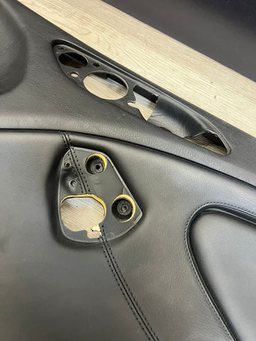 01-06 BMW E46 M3 PASSENGER RIGHT SIDE DOOR PANEL CARD BLACK OEM