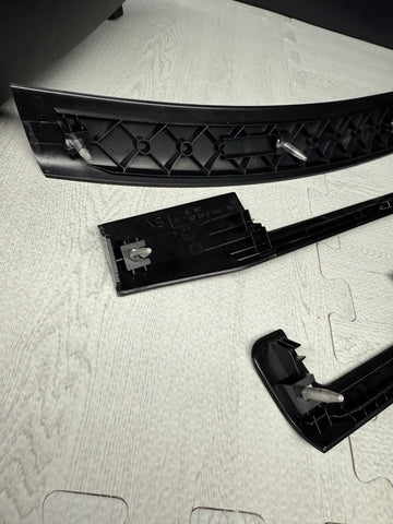 01-06 BMW E46 M3 Coupe Interior Armrests Trim Set Piano Black