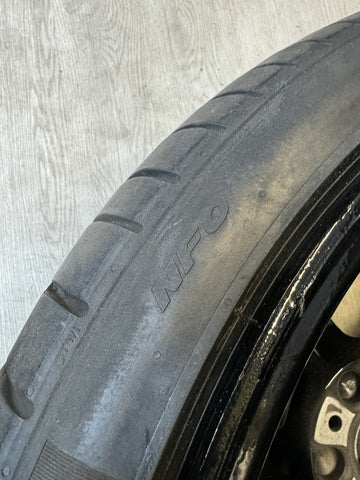 PORSCHE TAYCAN MISSION E REAR WHEEL RIM 21x11.5 ET66 9J1601025AB *Repaired Crack