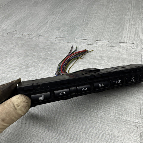 01-06 BMW E46 M3 Convertible Buttons Tray Panel Switches Heated