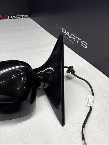 01-06 BMW E46 M3 Side View Door Mirrors Pair Jet Black *Notes*