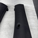 01-06 BMW E46 M3 CONVERTIBLE REAR INTERIOR QUARTER TRIMS COVERS PANELS BLACK