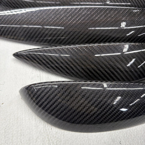 06-07 OEM BMW E63 E64 M6 Front Rear Door Dash Center Console Carbon Trim *Notes*