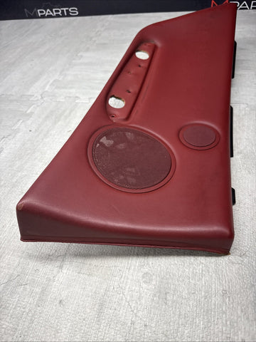 BMW 01-06 E46 M3 CONVERTIBLE LEFT REAR QUARTER INTERIOR TRIM PANEL IMOLA RED