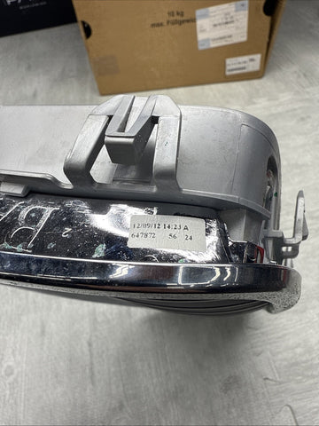 11-13 BMW F10 528 535 550i FRONT LEFT SIDE BUMPER CHROME GRILLE INSERT TRIM OEM