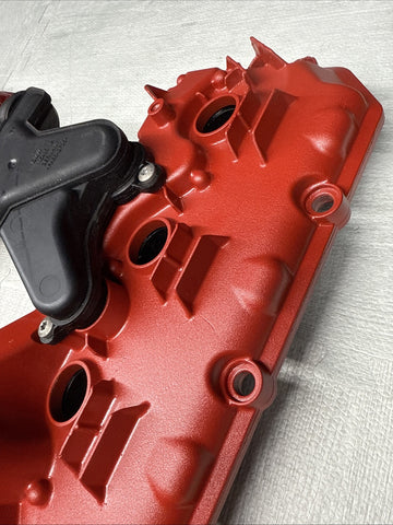 2008-2013 BMW E90 E92 E93 M3 S65 V8 Valve Covers Pair LH RH 7838268 7838267 Red