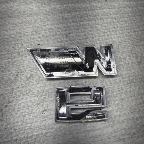 BMW E63 E64 M6 Genuine Rear Trunk Emblem "M6" Lettering Decal Badge 2004-10