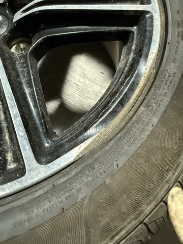 18” 2024 2025 FORD MUSTANG 18x8 5 SPOKE WHEEL RIM OEM Black PR3C1007AA *DENT