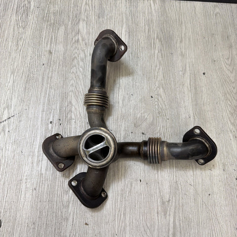 12-18 OEM BMW F10 F06 F12 F13 F85 M5 M6 Engine S63 Exhaust Manifold 1 4 6 7 Cyl