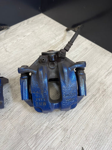 13-17 BMW F06 F10 F12 F13 M5 M6 REAR LEFT & RIGHT BRAKE CALIPERS BLUE