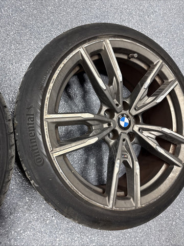 OEM BMW 792M 19" Double Spoke Cerium Grey G20 3 Series 330i M340i Rims + Tires